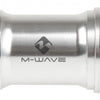 Bras di fondo m-wave JIS 122,5 x 27,5 mm in argento