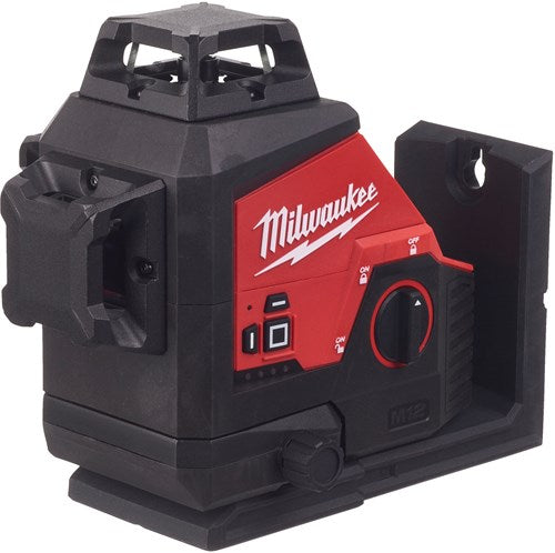 Milwaukee m12 3pl-0c | Láser tridimensional m12 con 3 círculos láser verdes de 360° - 4933478103 - 4933478103