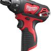 Cacciavite subcompatto Milwaukee m12 bsd-0 a 1 velocità | senza batterie e caricabatterie - 4933447135