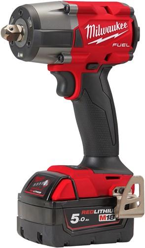 Milwaukee m18 fmtiw2p12-502x | 1 2 | carburante | avvitatore a percussione a batteria | 18v| Ioni di litio rosso 5,0 Ah - 4933478453