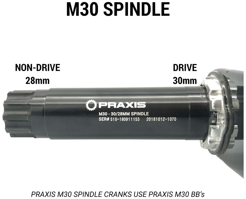 Praxis Bottom Supracket Adapter M30 Road MTB 68-73 mm
