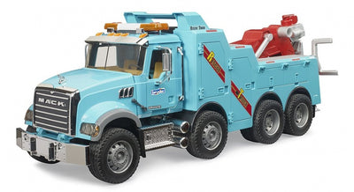 Camion mack in granito e camion di rimorchio con luce e suono