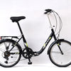 Magic Marne Folding Bike da 20 pollici unisex 6v V-Brakes Black