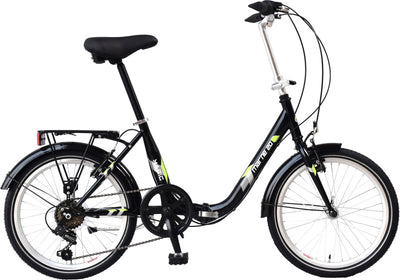 Magic marne vouwfiets 20 inch unisex 6v v-brakes zwart