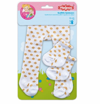 Millot bambola Heless con calzini oro STPPEN, 28-35 cm