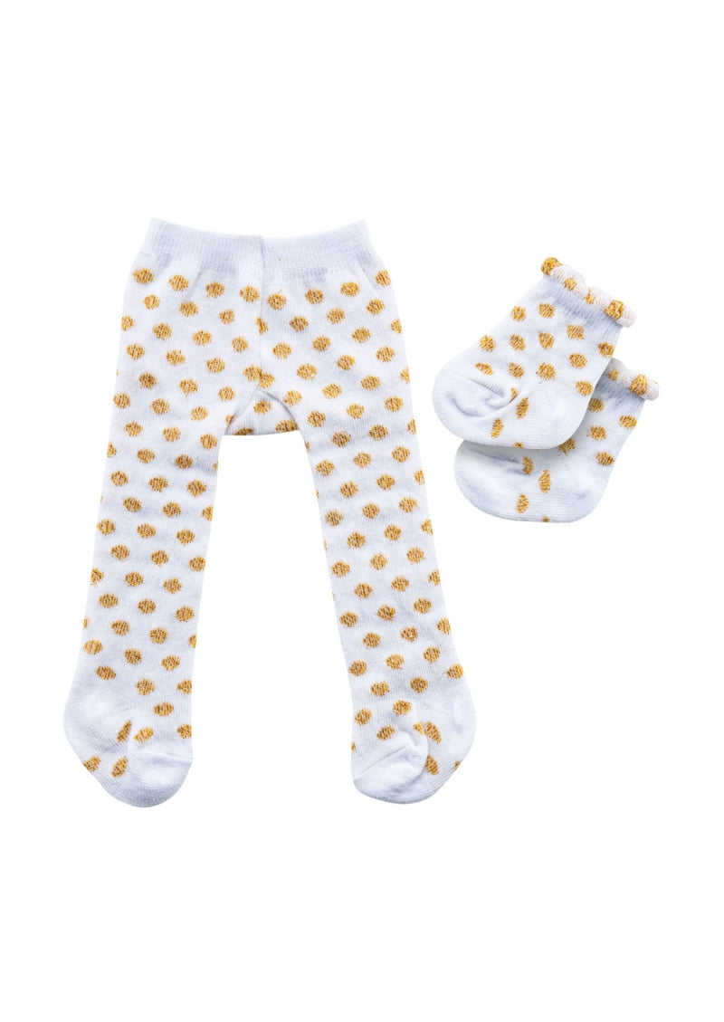 Millot bambola Heless con calzini oro STPPEN, 28-35 cm