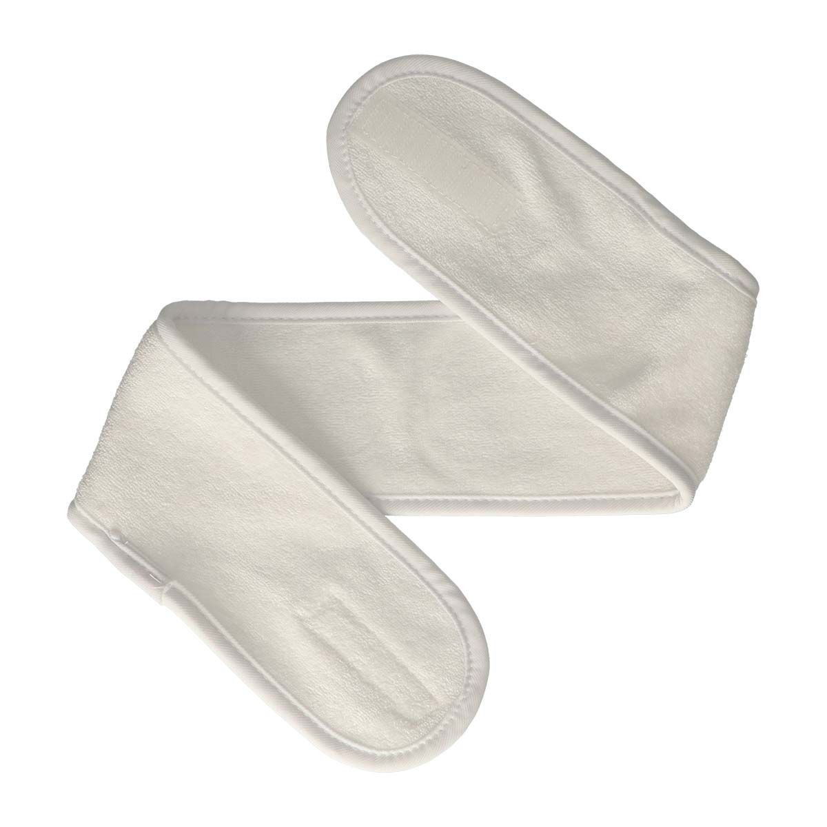 Parrucchieri frontali truccano band chiusura in velcro bianco
