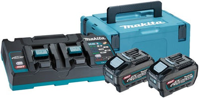 Juego de iniciación de batería makita xgt dc40rb 2xbl4050f