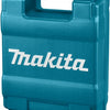 Estuche de accesorios Makita de plástico para taladro/destornillador df488d hp488d - 821844-3