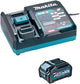 Juego de iniciación de batería makita xgt dc40ra 1xbl4040