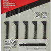 Accessori Makita lama per seghetto alternativo b29 - t101ao | 5 pezzi - a-80400