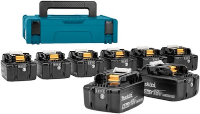 Makita accessories 199697-1 | battery set | 8 x bl1850b 18v 5.0ah | mbox no.1