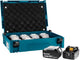 Makita 199697-1 | lxt accuset 18v in mbox nr.1 (8x 5.0ah bl1850b accu) - 199697-1