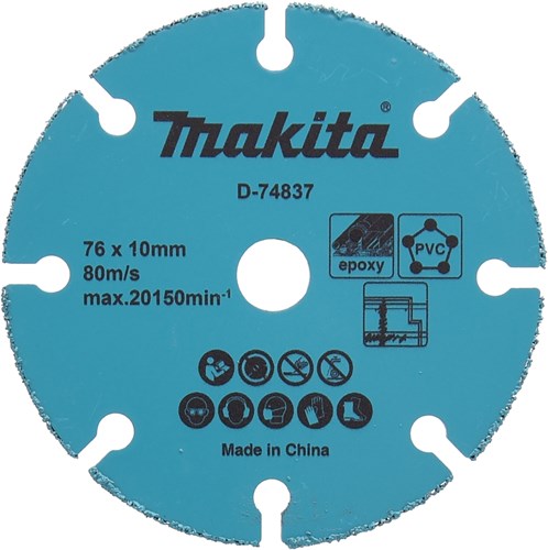Accessori Makita Disco da taglio 76 mm hm tcg 76x10x1,75mm per dmc300 - d-74837