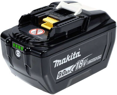 Batteria accessori Makita bl1890b 18v 9.0ah con indicatore batteria - 1915h4-0