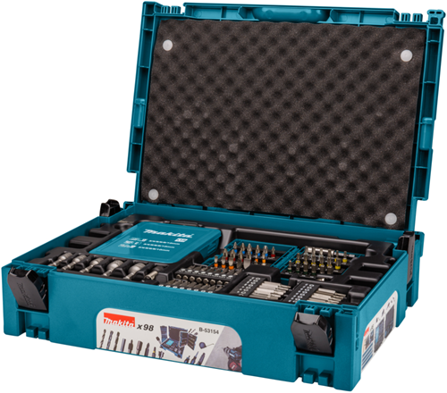 Accesorios Makita b-53154 | juego de puntas de taladro y destornillador | 98 piezas - b-53154