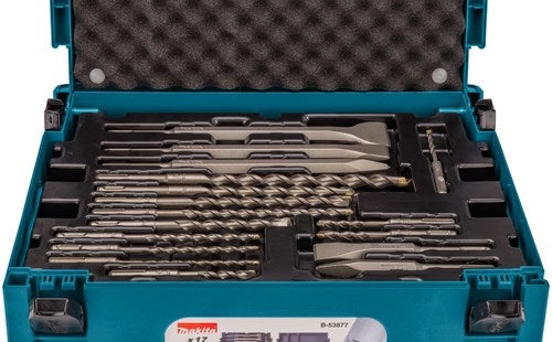 Accessori Makita b-53877 | set trapano e scalpello sds-plus | 17 pezzi | in mbox1 - b-53877