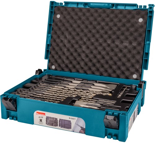 Accessori Makita b-53877 | set trapano e scalpello sds-plus | 17 pezzi | in mbox1 - b-53877