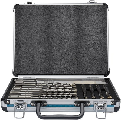 Accessori Makita b-64674 | set di scalpelli per trapano pb4s sds+ | SDS-plus da 13 pezzi | in custodia di alluminio - b-64674