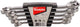 Makita accessoires b-65545 | ringsleutelset | open | 5-delig - b-65545