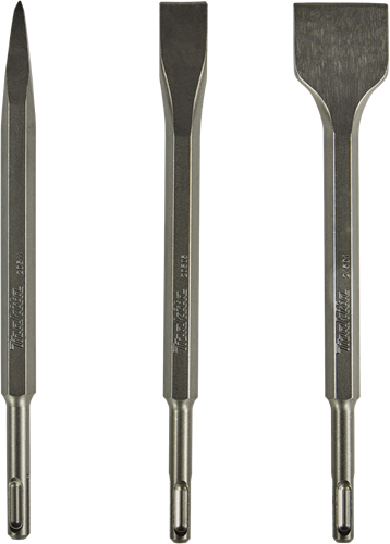 Set scalpelli accessori Makita 3 pezzi - d-71314 - d-71314