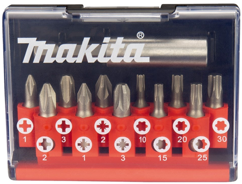 Set di punte per accessori Makita | 12 pezzi - d-31083