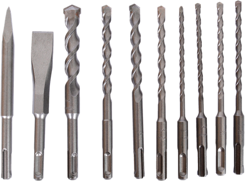 Accessori Makita set trapano e scalpello 10 pezzi - d-46361 d-46361