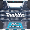 Accessori Makita set di punte per trapano e cacciavite da 200 pezzi - e-22610