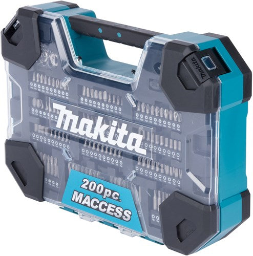 Accessori Makita set di punte per trapano e cacciavite da 200 pezzi - e-22610