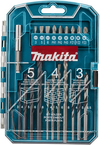 Makita accessories drill and screwdriver bit set 22-piece - p-44002 - p-44002