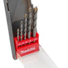 Makita accessoires borenset beton 5-delig - d-05175