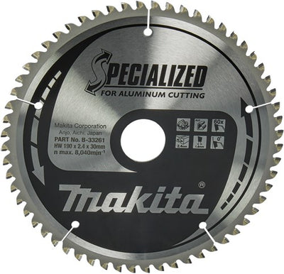 Accessori Makita lama per sega circolare | alluminio | 190x30x2,4 60t 0g - b-33261