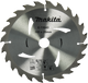 Makita accessoires cirkelzaagblad hout | 165x20x1,6 24t 18g - e-15643 - e-15643