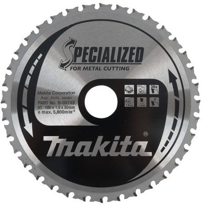 Accessori Makita lama per sega circolare metallo 136x20x1,5 30t 0g - b-07319