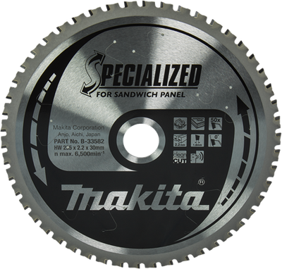 Accessori Makita pannello sandwich con lama per sega circolare | specializzato 235x30x2,2 50t 0g - b-33582 - b-33582