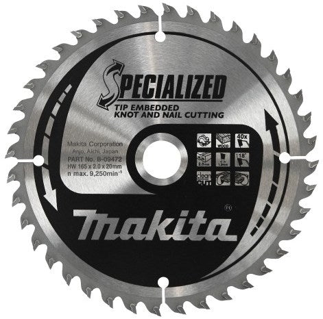 Makita accessoires cirkelzaagblad tipe 190x30x2.0 24t 23g - b-09422