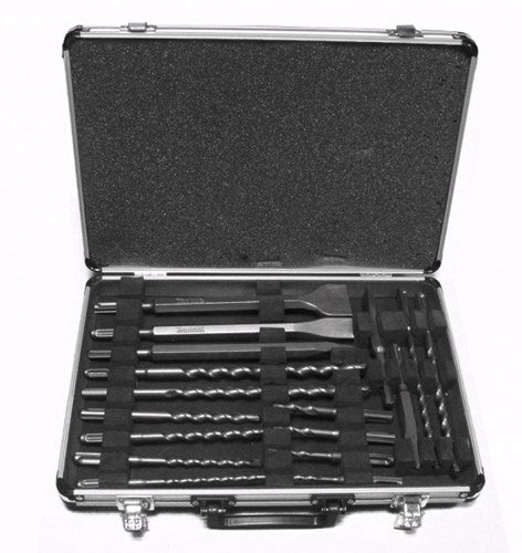 Accessori Makita d-42444 Set trapano e scalpello SDS-plus da 17 pezzi in valigetta d-19180 - d-42444