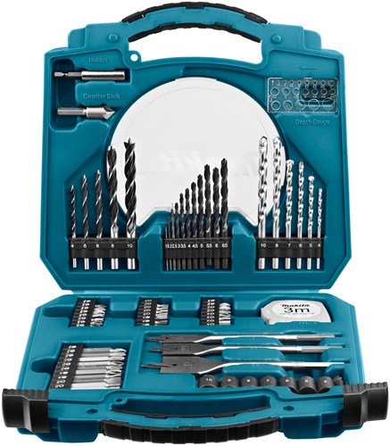 Makita accessoires d-47145 boor- schroefbitset | 71-delig - d-47145