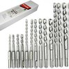Accessori Makita d-71956 - set di punte sds-plus 14 pezzi sds-plus - d-71956