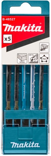 Accesorios Makita juego de hojas de sierra de calar | 5 piezas | b-50, b-51, b-52, b-53 - b-48527 - b-48527