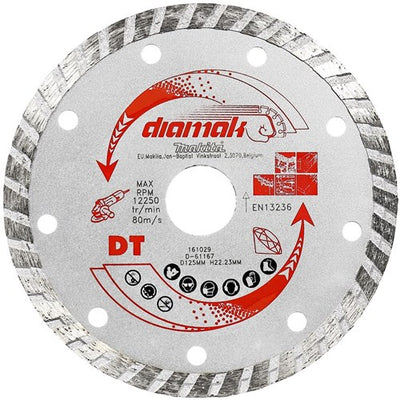 Accesorios Makita disco de diamante 115x22,2mm turbo - d-61151 - d-61151