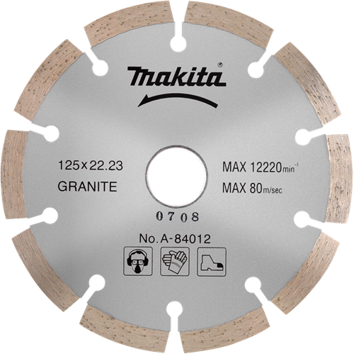 Accessori Makita disco diamantato 125x22,23x2,0mm - a-84012 - a-84012
