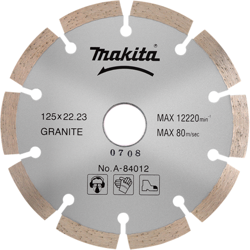 Accessori Makita disco diamantato 125x22,23x2,0mm - a-84012 - a-84012