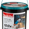 Disco da taglio accessori Makita acciaio inox 125x22,23x1,2mm, 100 pezzi - d-18770-100