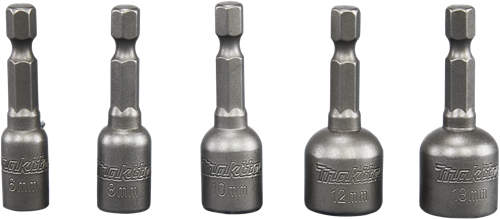 Makita accessoires doppenset 6 8 10 12 13x50m - b-39154 b-39154