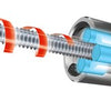 Makita accessoires draadeinddop schroefdraad maat m8 opname 1 4 - b-42977