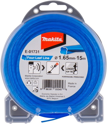 Accesorios Makita e-01741 | línea de corte | 1,65x15m | azul - e-01731