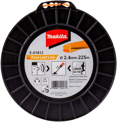 Makita accessoires makita e-01812 maaidraad 2,4x225mtr oranje
