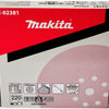 Makita accessoires e-02381 | schuurschijf | 225mm | k220 | velcro - e-02381