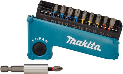 Makita accessoires makita e-03573 - slagschroefbitset - 11-delig